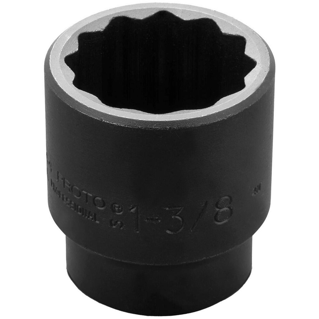 PROTO Proto J7444 Impact Socket 1/2 in Drive 1-3/8 in 12-pt