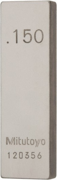 MITUTOYO Mitutoyo 611115-541 Steel Gage Block 0.15 in Grade AS-1
