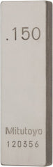 MITUTOYO Mitutoyo 611115-541 Steel Gage Block 0.15 in Grade AS-1