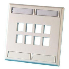 ORTRONICS Ortronics KSFP8-13 Keystone Faceplate 8-port 2-gang