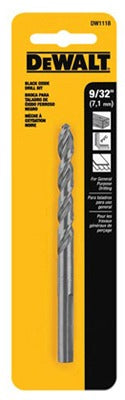DEWALT Dewalt Accessories DW1118 Black Oxide Drill Bit 9/32 in 2 Pack