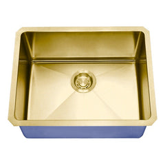 DAKOTA Dakota Plumbing Products DSM-1915GD Undermount Bar Sink Gold