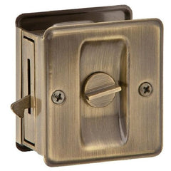 IVES Ives 991A5 Privacy Sliding Door Pull Antique Brass