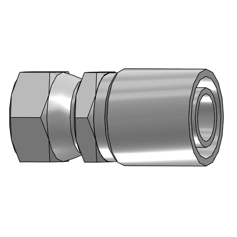 PARKER Parker 10743-20-20 Female Swivel Fitting 1-1/4 in Npsm Steel