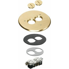 ARLINGTON Arlington Industries FLB6220MB Brass Cover Kit