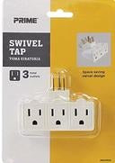 PRIME WIRE & CABLE Prime Wire Cable pb101100 3-outlet Swivel Power Tap