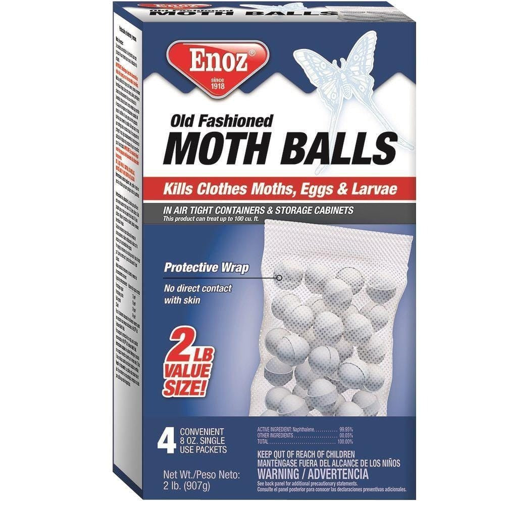 ENOZ Enoz E62.12 Old Fashioned Moth Balls 32 oz (4 x 8 oz Packets)