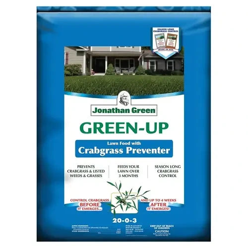 JONATHAN GREEN Jonathan Green 16000 Veri-Green Crabgrass Preventer Plus Fertilizer 20-0-3 (5,000 Sq. Ft.) 16000-2D1E