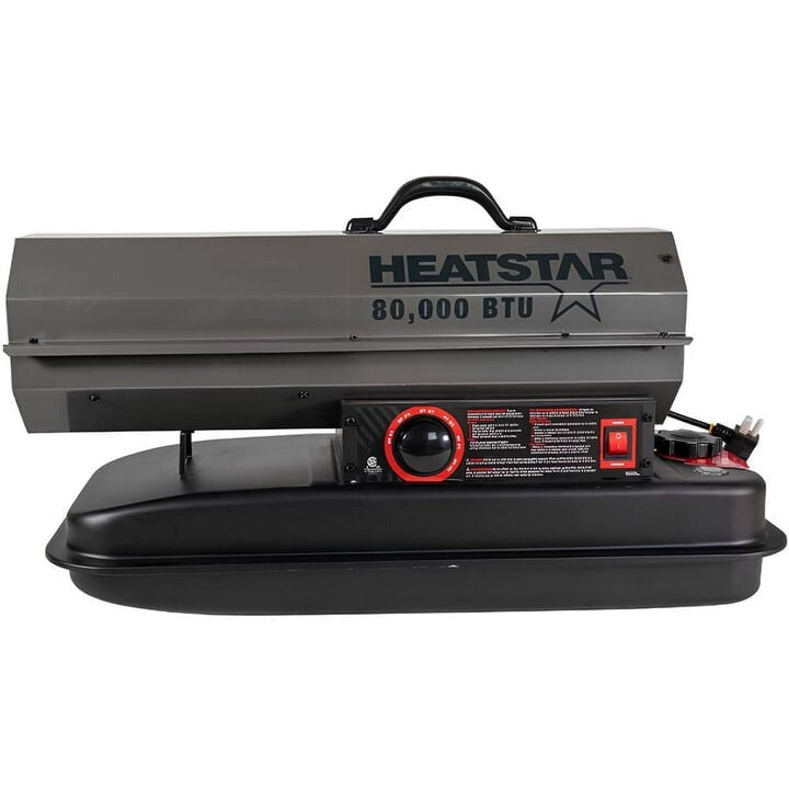 HEAT STAR Heat Star f105501 Forced Air Kerosene Heater 80000 Btu/h