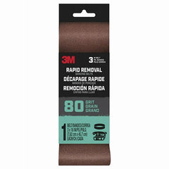 3M 3M BELT3X181PK80 Sanding Belt 80 Grit 3x18 in 10 Pack