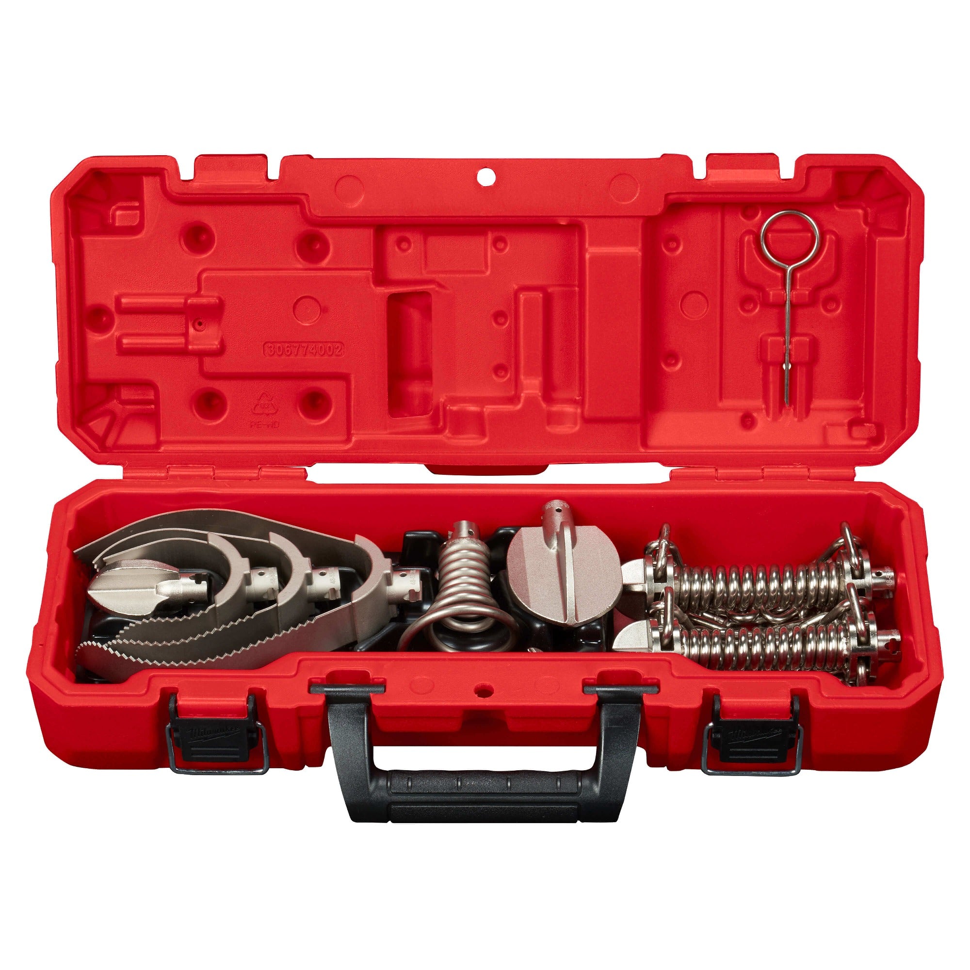 MILWAUKEE Milwaukee 48-53-4840 9-Piece head attachment kit 1-1/4 inches sectional cable (9-piece pack)