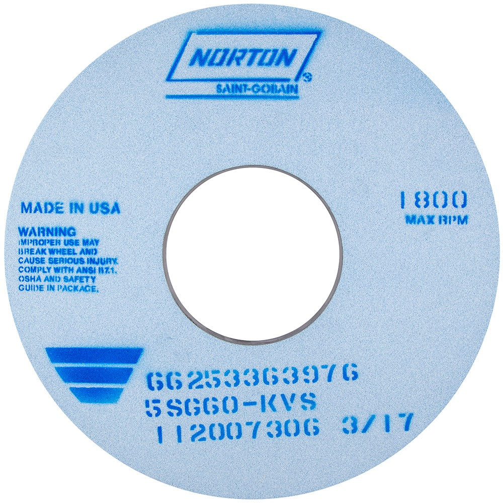 NORTON Norton 66253363974 Surface Grinding Wheel 60 Grit 14 in