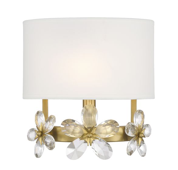 SAVOY HOUSE Savoy House 9-4364-1-322 Dahlia 1-Light Wall Sconce 60W 9.25 inch height
