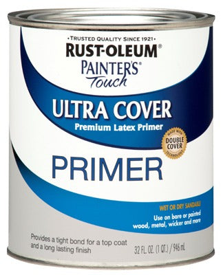 RUST-OLEUM Rust-oleum 1980-502 Gray Latex Primer Paint Quart