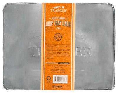TRAEGER Traeger Pellet Grills Llc BAC458 Small Drip Tray Liners 5 Pack