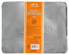 TRAEGER Traeger Pellet Grills Llc BAC458 Small Drip Tray Liners 5 Pack