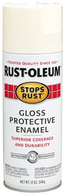 RUST-OLEUM Rust-oleum 7789-830 Spray Enamel 12 Oz Canvas White