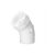MUEL 05892 PVC DWV 45 degree Street Elbow 3 Inch Spigot x Hub End