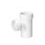 MUEL 06117 PVC DWV Reducing Sanitary Street Tee, 2 x 2 x 1-1/2 Inch