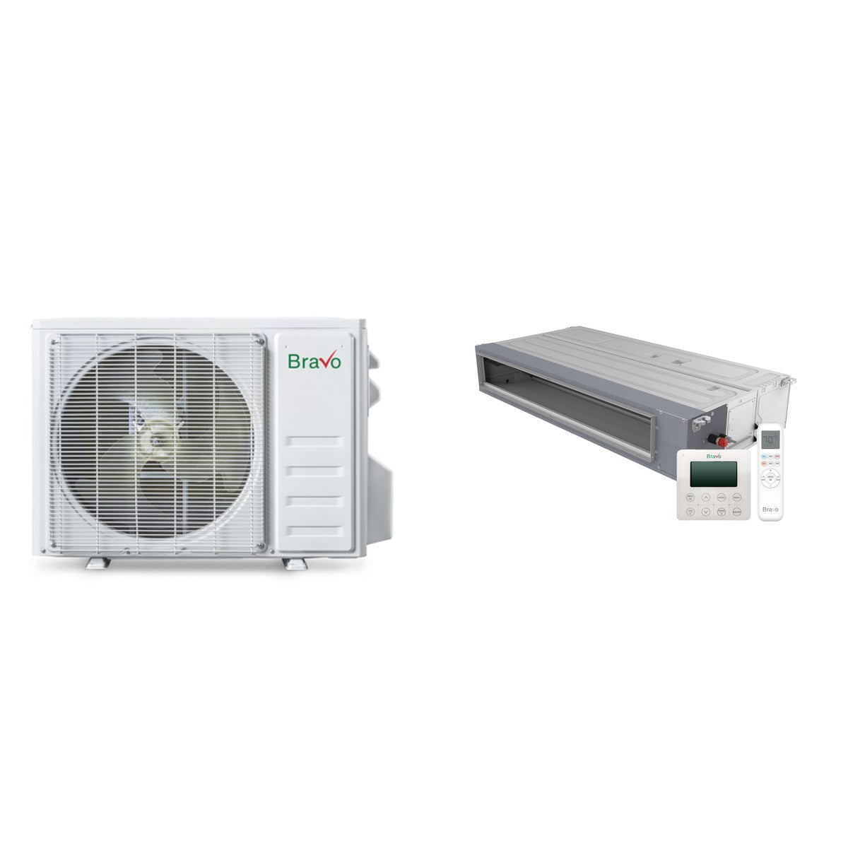 BRAVO ROMA BRAVO ROMA 30000 BTU R32 23 SEER2 2-Zone Slim Duct Mini Split System