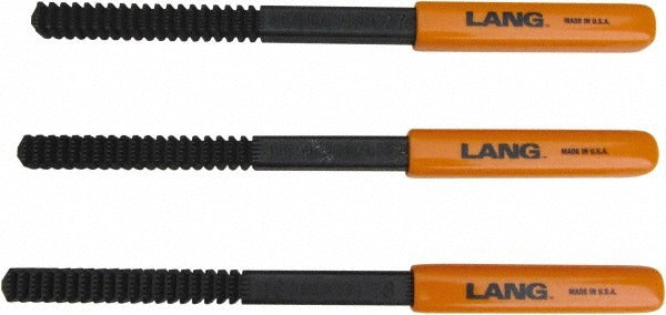 LANG Lang 2573 External Pipe Thread Restoring File Set 3 Pc