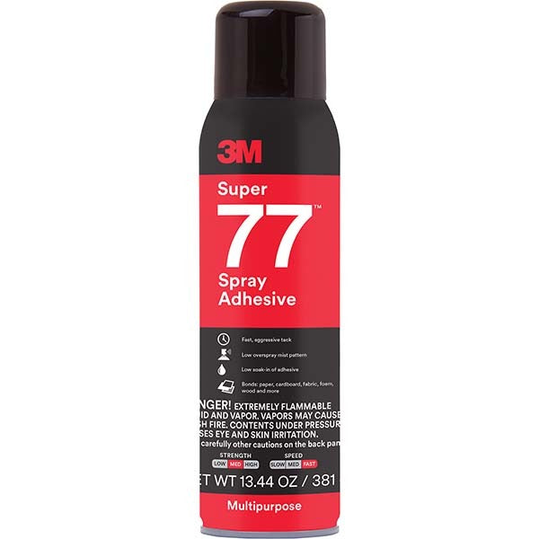 3M 3M 7010366503 Spray Adhesive 13.44 Oz Clear High Strength