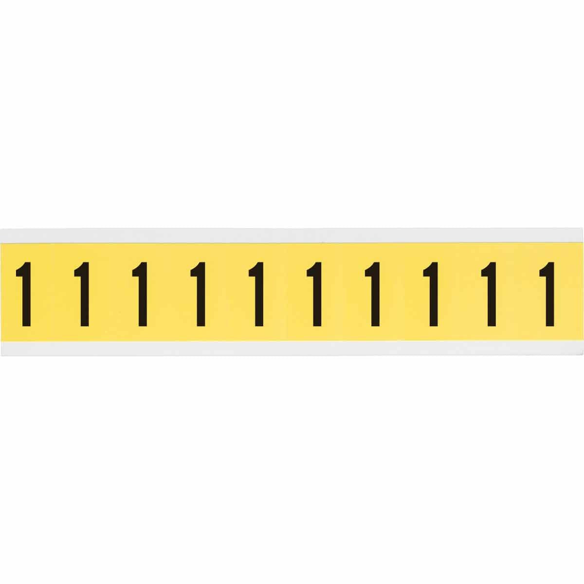 BRADY Brady 3430-1 1 in Vinyl Number Label (Card of 10)