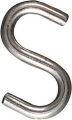 NATIONAL HARDWARE National Mfg N233-544 Ss Open S Hook 2 in 135 Lb 20-pack