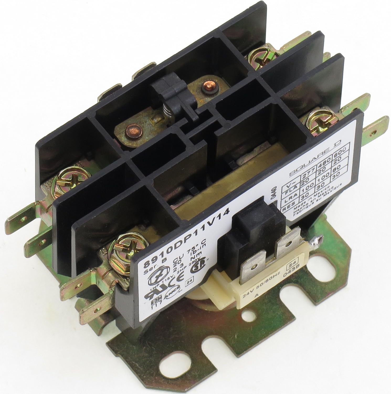 SCHNEIDER ELECTRIC Schneider Electric 8910DP31V14 Contactor 600-Vac 30-Amp Dp Plus Options Electrical Box