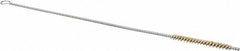 SCHAEFER BRUSH Schaefer Brush 14642 Wire Tube Brush 3 in Brass Single Spiral
