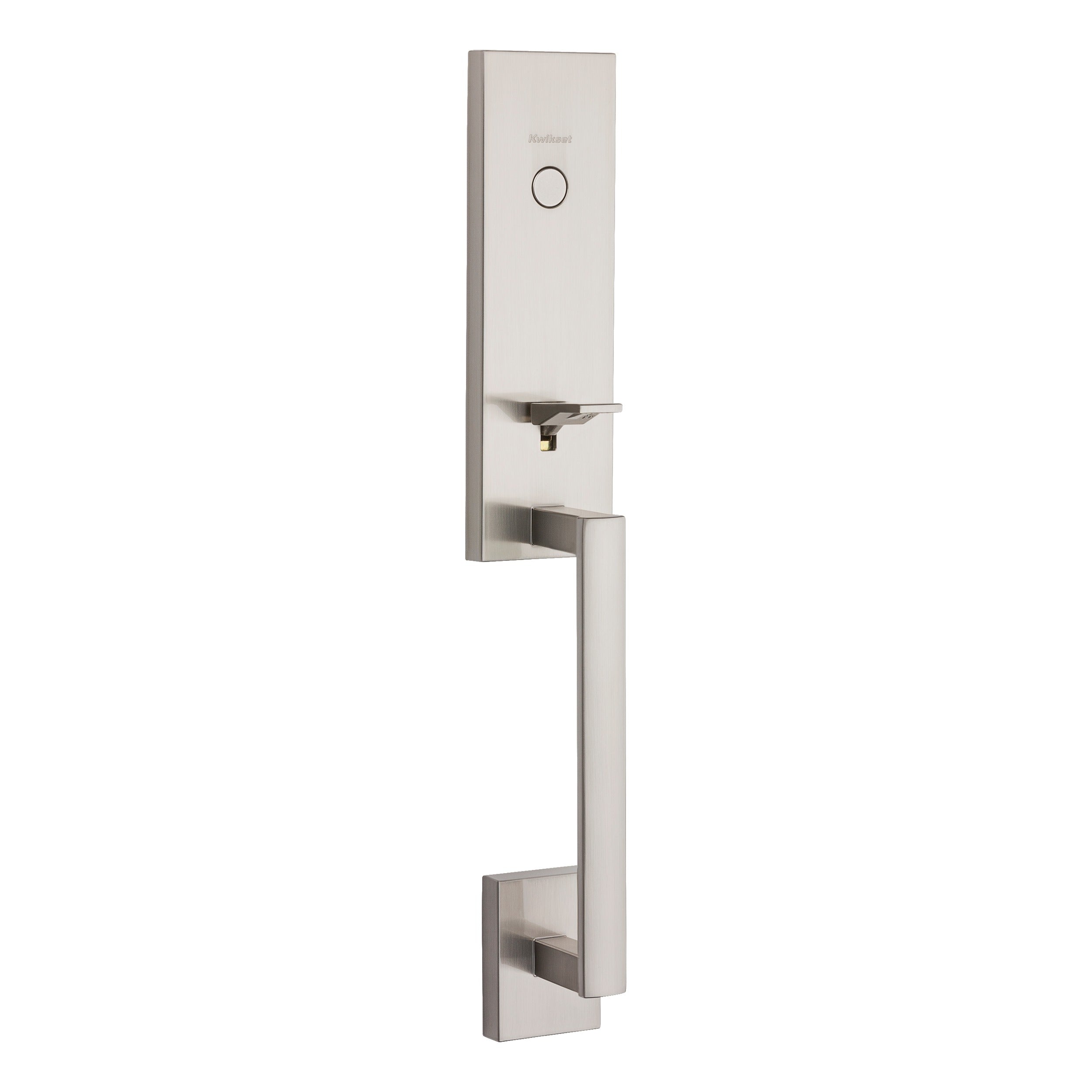 KWIKSET Kwikset 819VNHLIP-15 Dummy Exterior Handleset Satin Nickel