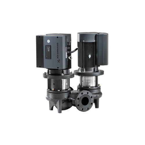 GRUNDFOS Grundfos 96411819 TP50-240/2 Direct Coupled In-Line Circulator 2 HP BUBE Seal Cast Iron 208-230/460V GF 50 Flange Mount