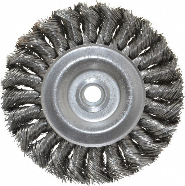WEILER Weiler 94632 Knotted Wire Wheel Brush 4 Inch Carbon Steel