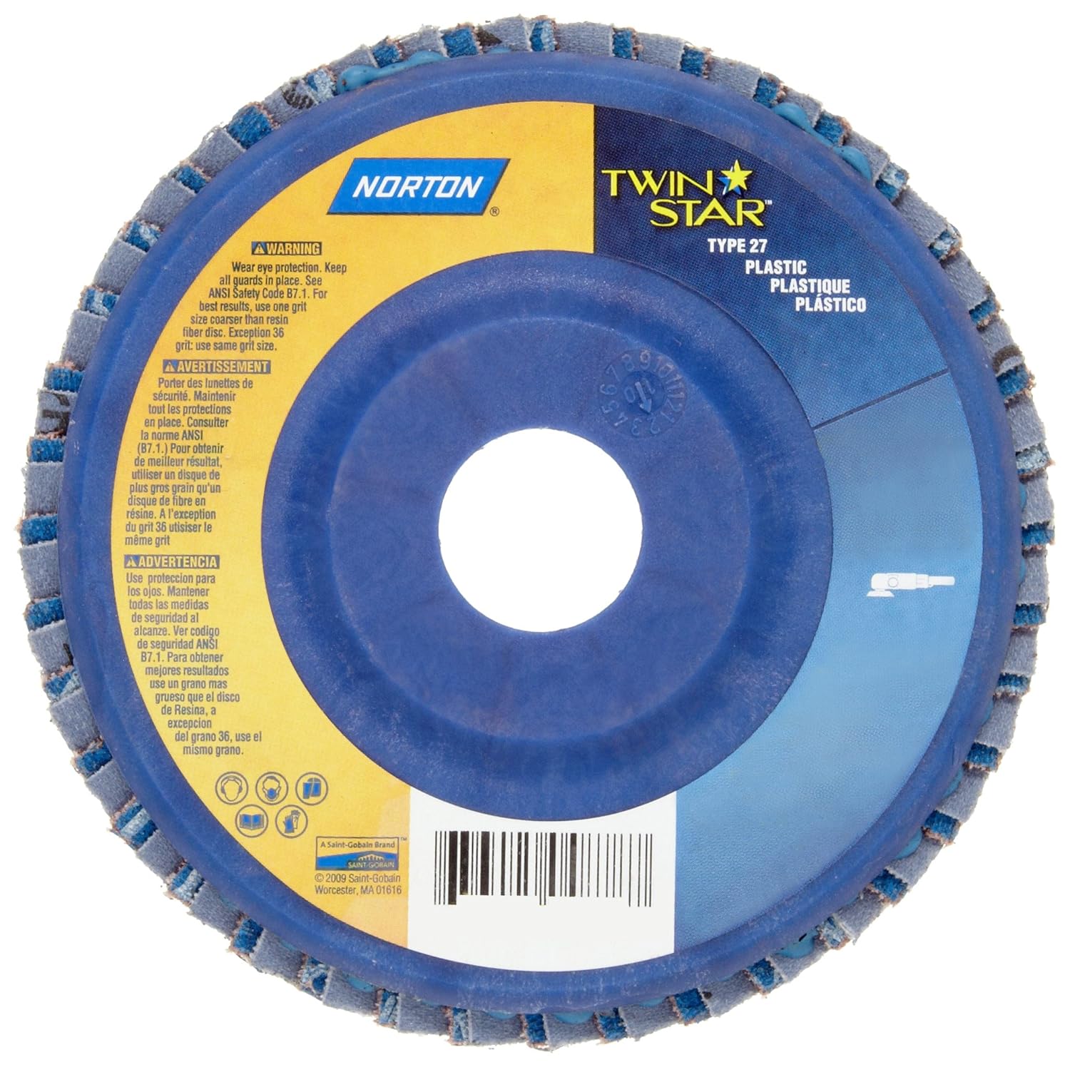 NORTON 63642504878 FLAP DISCS