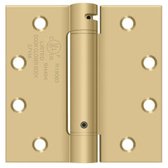 DELTANA Deltana DSH45U4 Spring Hinge 4.5x4.5 in Satin Brass