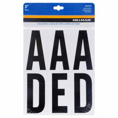 HILLMAN Hillman Fasteners 842272 Vinyl Letter Set 3 Inch Black