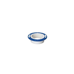 MUEL 05227 PVC DWV Adjustable Closet Flange with Metal Ring, 4 x 3 Inch