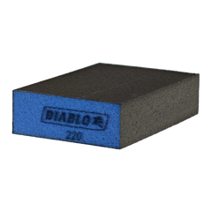 DIABLO Diablo DFBBLOCMFN01G Flat 220-Grit Ultra Fine Sanding Sponge (1.1 x 2.7 x 4.3 / Pack 1)