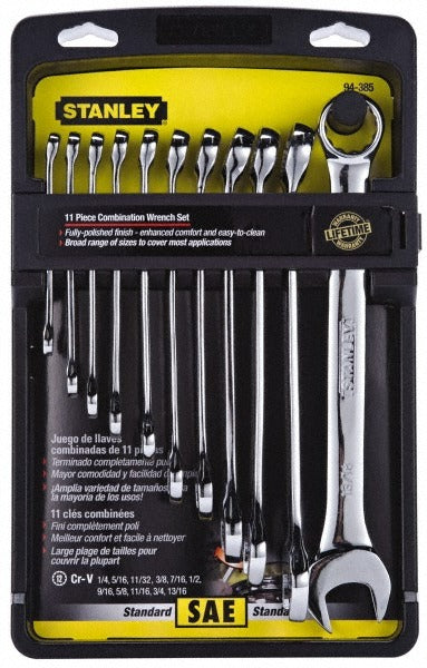 STANLEY Stanley 94-385W Combination Wrench Set 11 Pc Sae