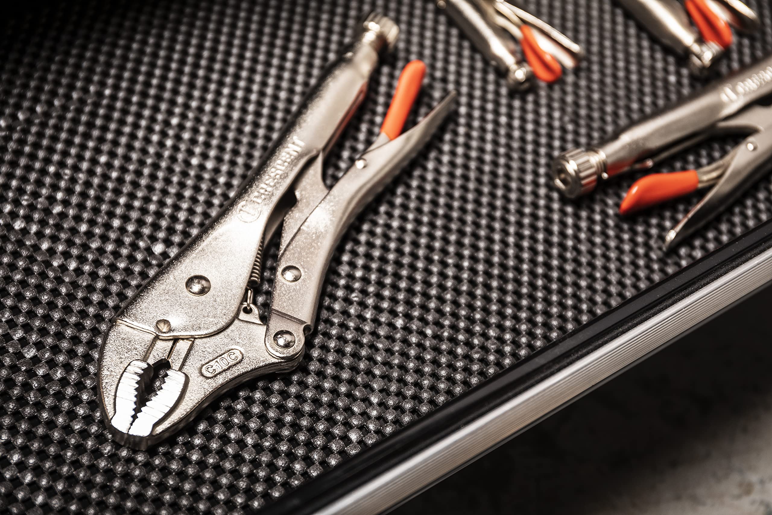 CRESCENT Crescent C10CVN-08 Curved Jaw Locking Pliers with Wire Cutter