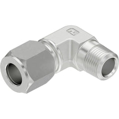 PARKER Parker 4-4 Cbu-s Bite-type Male Elbow 1/4 in Nptf Steel