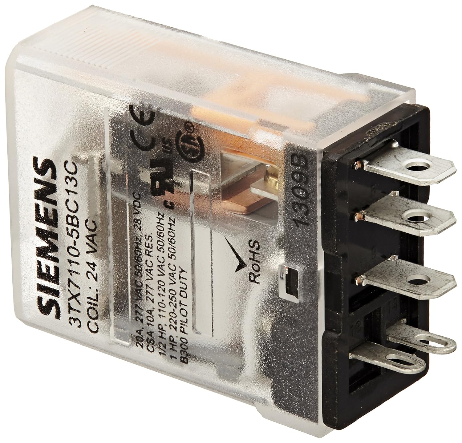 SIEMENS Siemens 3TX7110-5BC13C Relay SPDT 20A 24VAC