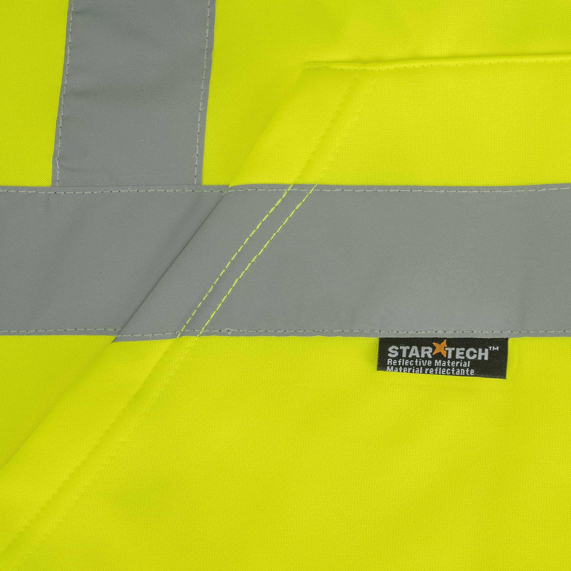 PIONEER Pioneer V1060461U-XL High Visibility Safety Hoodie Reflective Hi Vis Sweatshirt Jacket X-Large