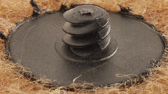 Weiler 51535 Tiger 3 Diameter Coarse Grade General Purpose Brown Plastic Button Style Disc