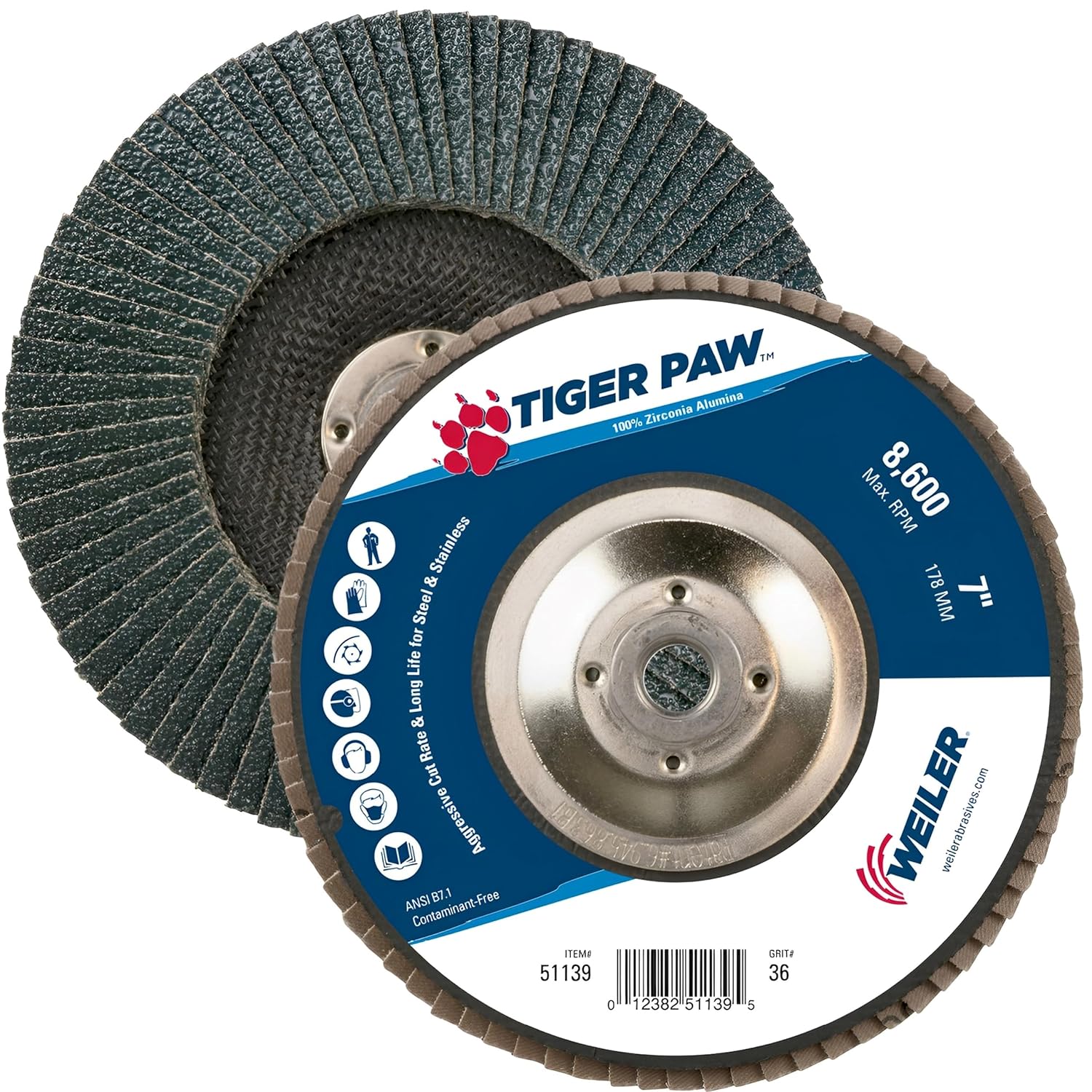 WEILER 51139 FLAP DISCS
