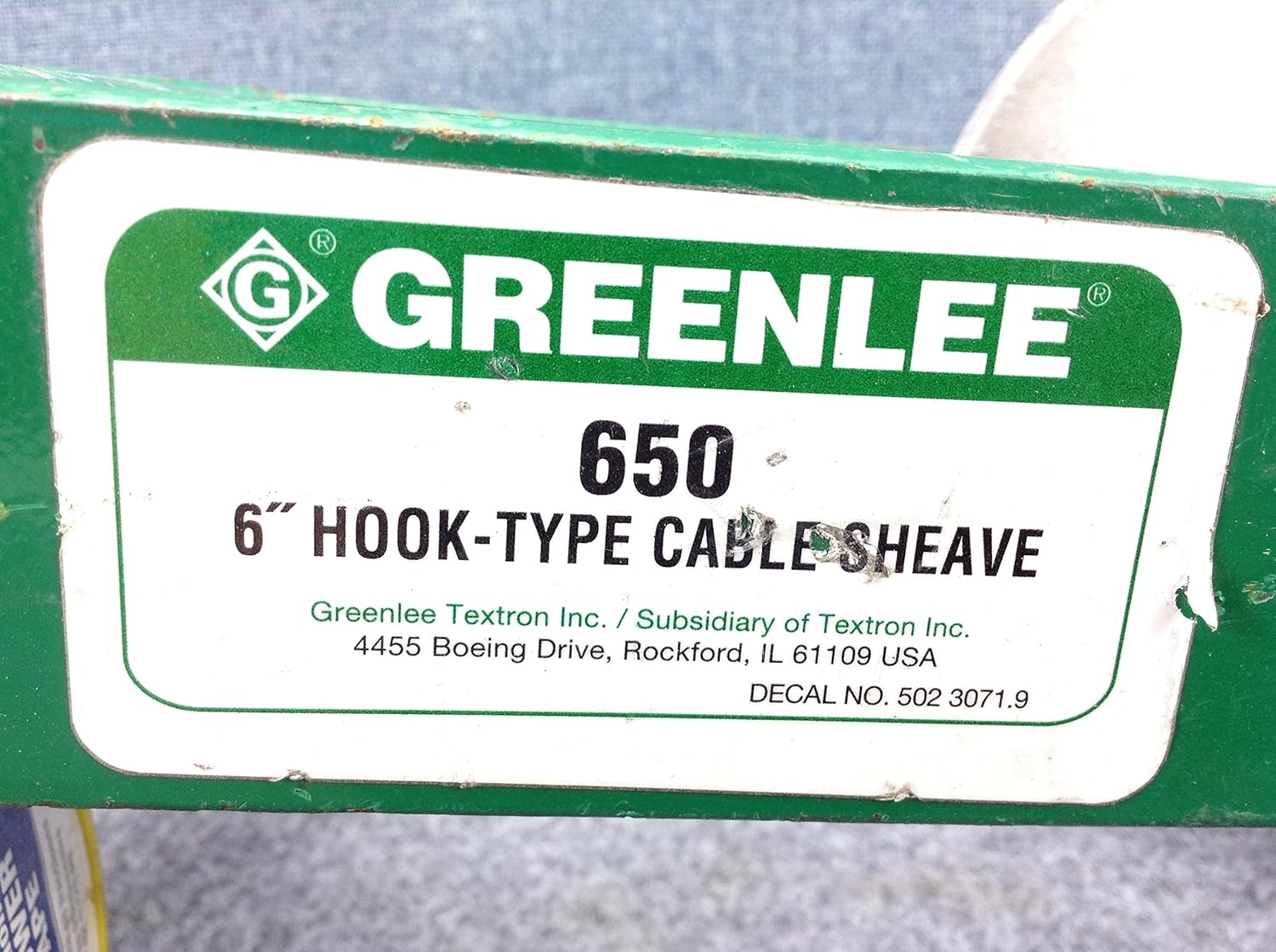GREENLEE Greenlee 650 Hook-Type S 6 Inch