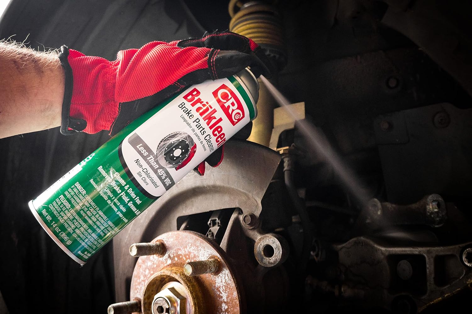 CRC INDUSTRIES CRC 05084 Brakleen Brake Parts Cleaner Non-Chlorinated 14 Wt Oz
