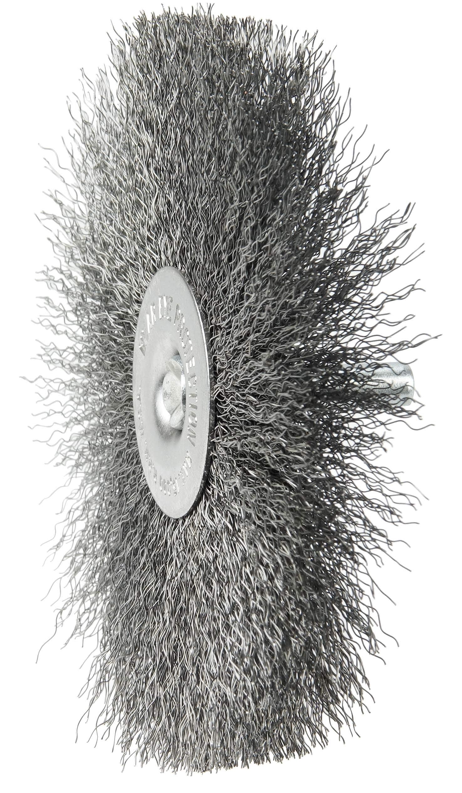 WEILER Weiler 17968 Crimped Wire Wheel 4 Inch 0.008 Steel Fill 1/4 Stem (Pack of 10)