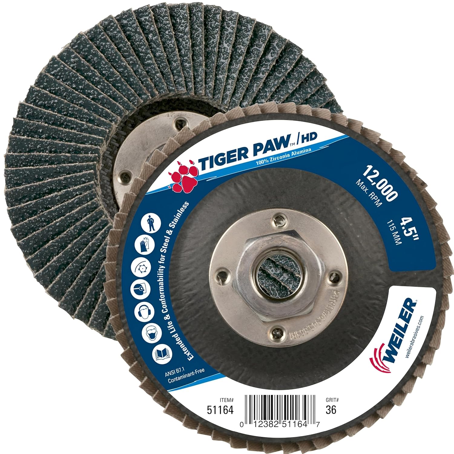 WEILER 51164 FLAP DISCS