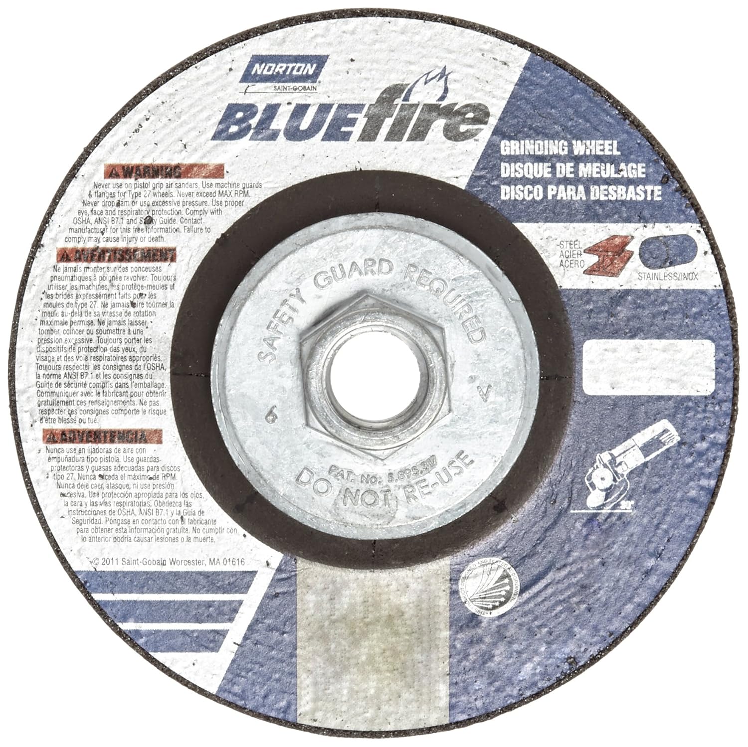 NORTON 66252843213 GRINDING & CUT OFF WHEELS